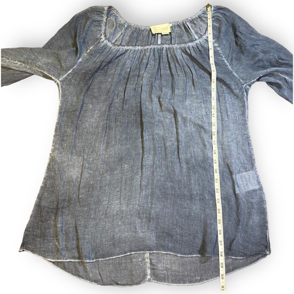 2for$35 ANTHROPOLGIE Saturday/Sunday Fara Peasant Top Size Small - Picture 5 of 13